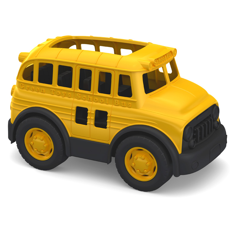 Green Toys Scuolabus Riciclato – Giocattolo Eco-Sostenibile In Plastica 100% Riciclata, Senza BPA, Perfetto Per Bambini Da 1 Anno In Su
